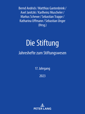 cover image of Die Stiftung